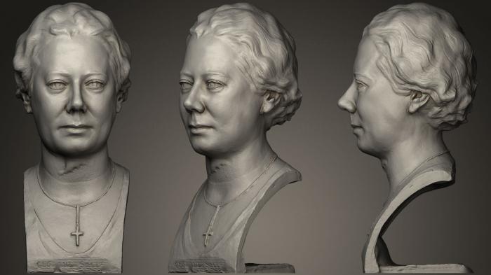 Busts and bas-reliefs of famous people (BUSTC_0109) 3D model for CNC machine
